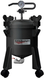 Pressure Pot 2 Gallon Bottom Outlet single air regulator no agitator
