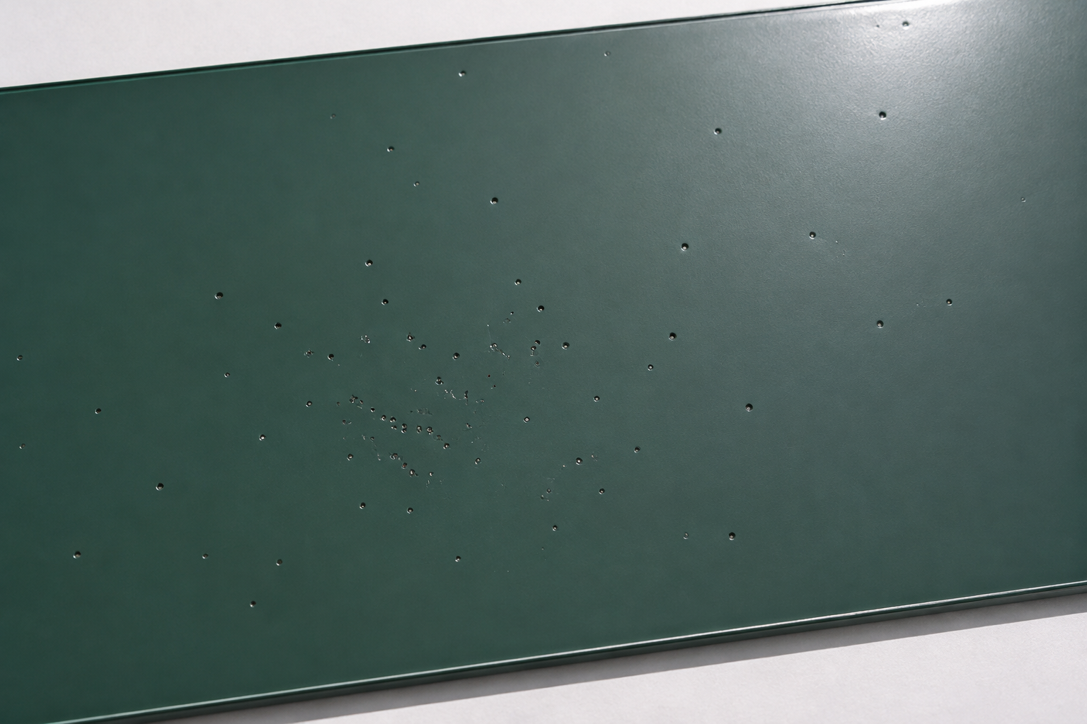 Coating pinholes finish defect