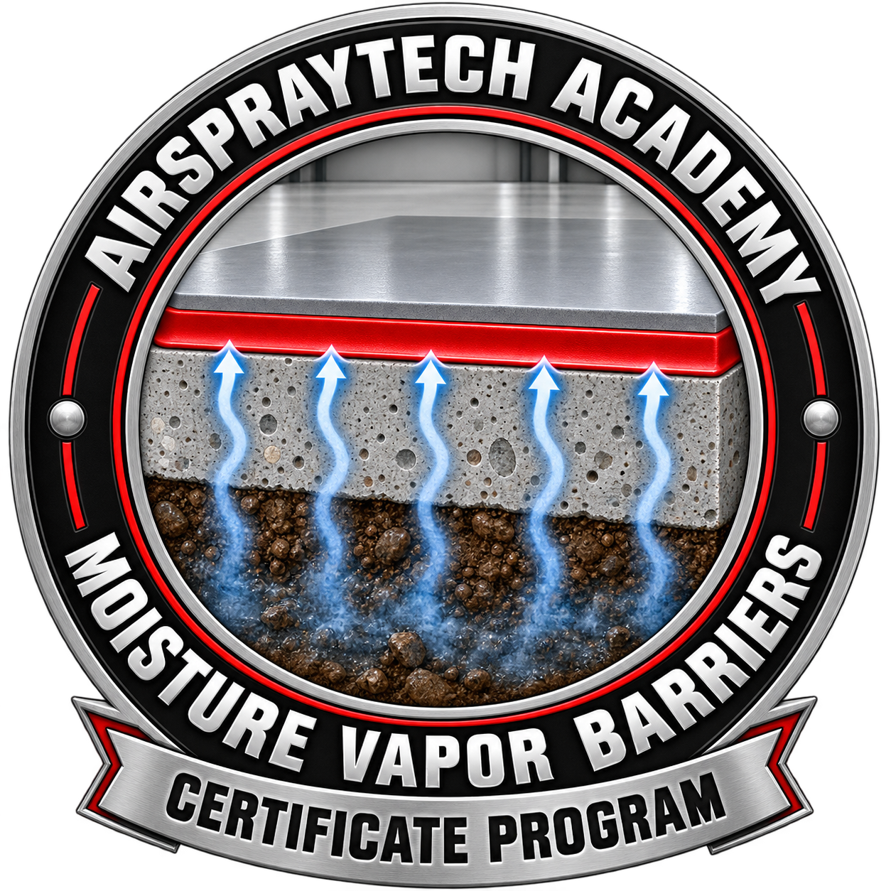 Moisture Vapor Barriers and Mitigation Membranes Certificate Program emblem