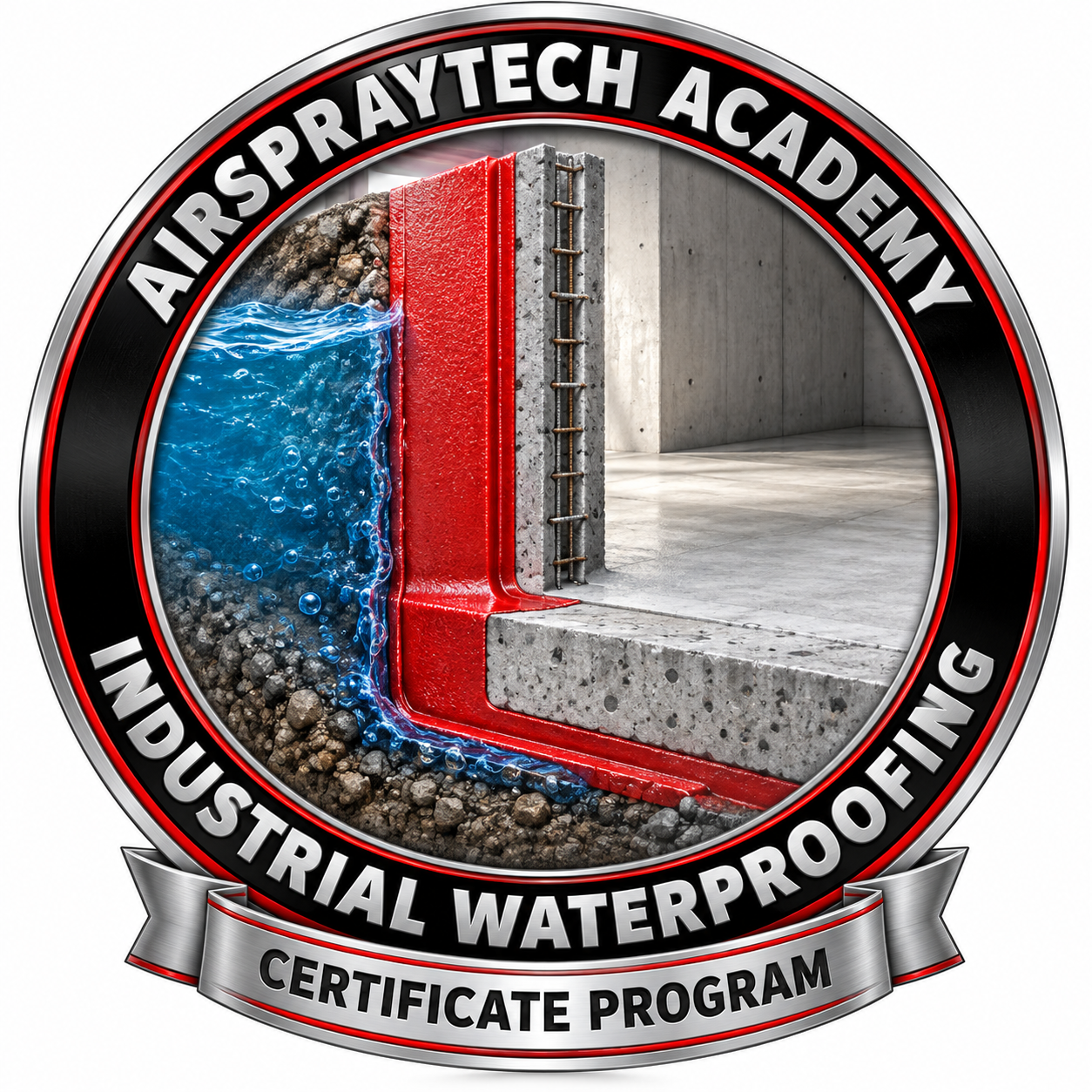 AirSprayTech Academy Industrial Waterproofing Certificate Program