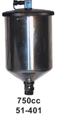C.A. Technologies 51-401 gravity cup with M16 x 1.5 female connection