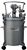 5 Gallon SS Pressure Tank  single regulator air agitator