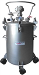 C.A. Technologies 51-885 12.5 gallon stainless steel agitated tank with dual outlets and wheels